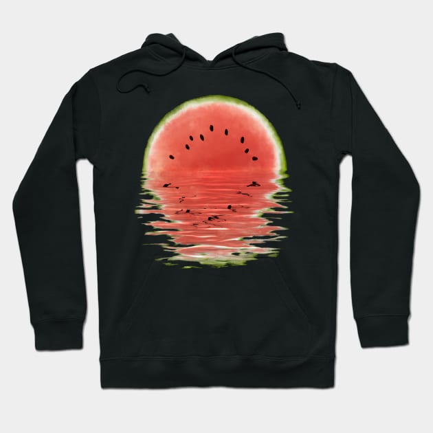 Melon Sunset Hoodie by SuRReal3D